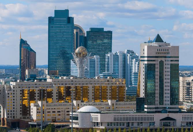 Astana skyline in Kazakhstan