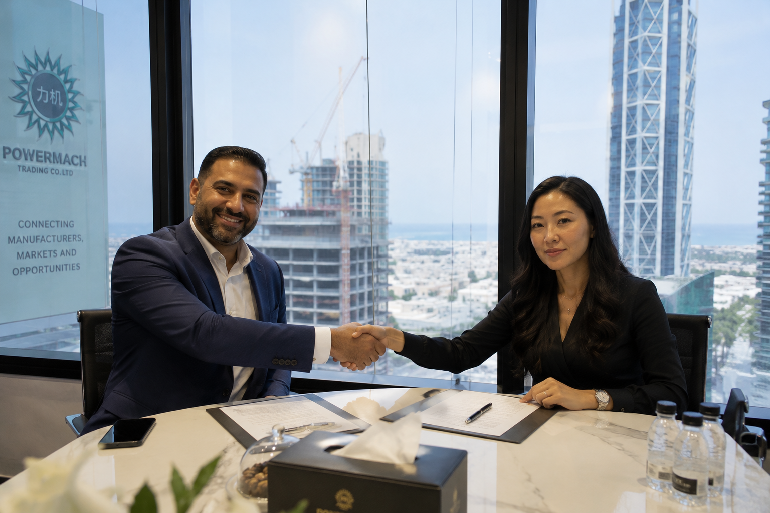 PowerMach partners closing a mandate in the Dubai office